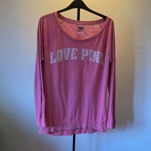 PINK size XS pink long sleeve t-shirt